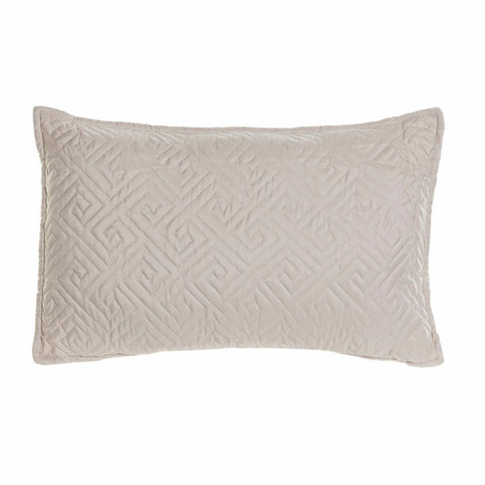 Cushion DKD Home Decor 8424001814510 Beige Polyester Aluminium (60 x 10 x 40 cm)