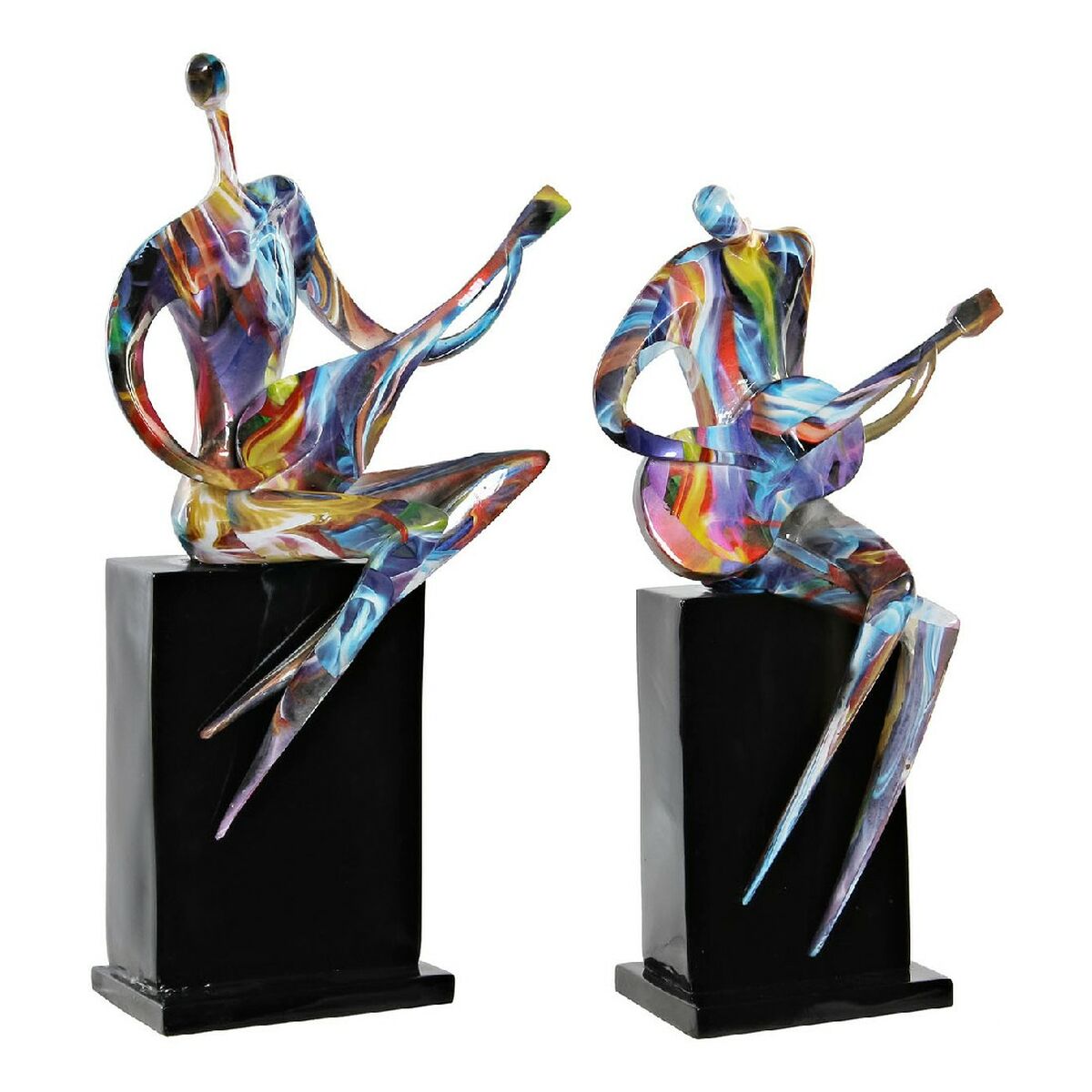 Decorative Figure DKD Home Decor Resin (2 pcs) (31 x 18 x 51.5 cm)