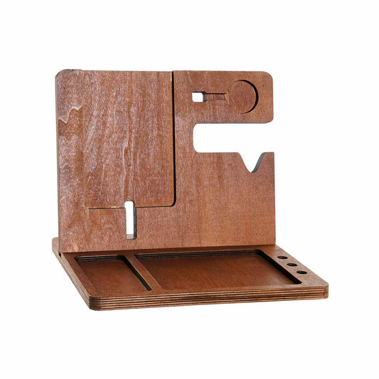 Organiser DKD Home Decor Desk Brown Wood (23 x 20 x 3 cm)