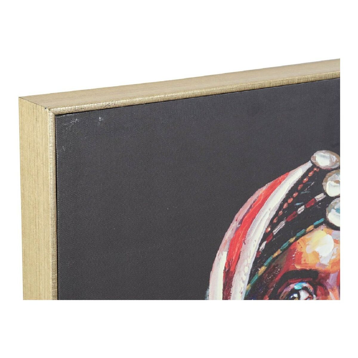 Painting DKD Home Decor S3013719 Canvas Colonial African Man (60 x 5 x 120 cm) (2 Units)