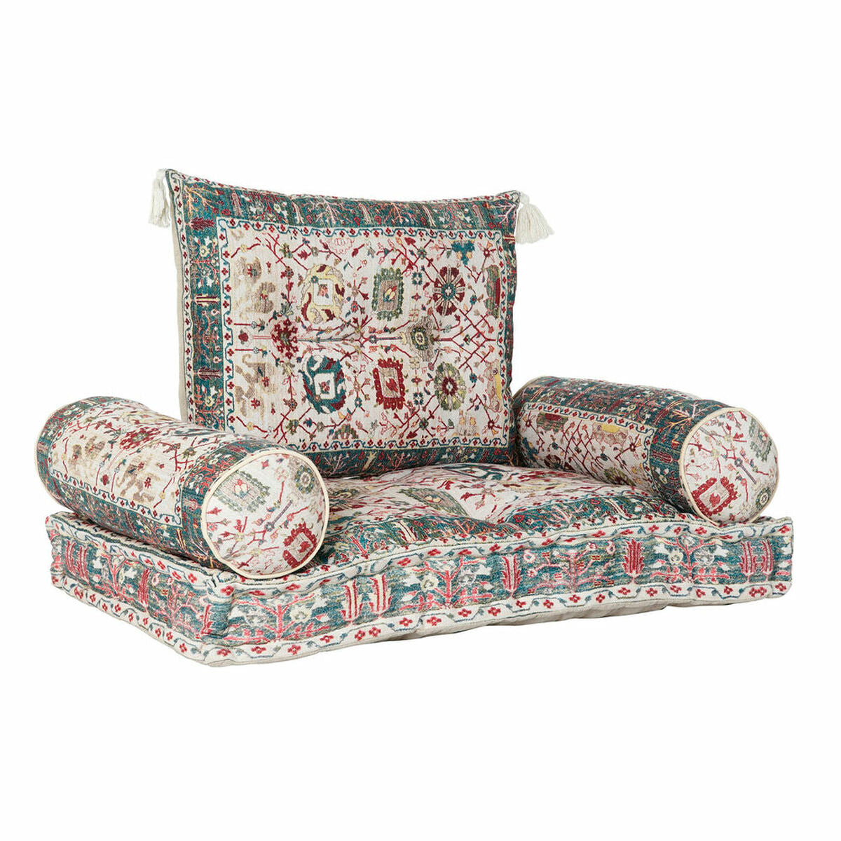 Armchair DKD Home Decor Cotton Multicolour (90 x 50 x 55 cm)