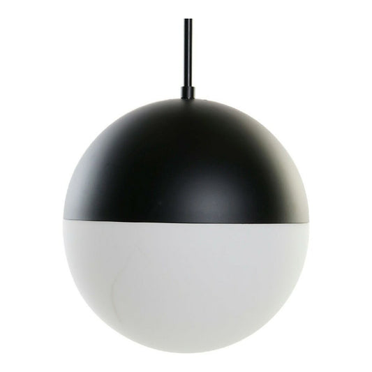 Ceiling Light DKD Home Decor White Black Metal Crystal 220 V 50 W (30 x 30 x 60 cm)