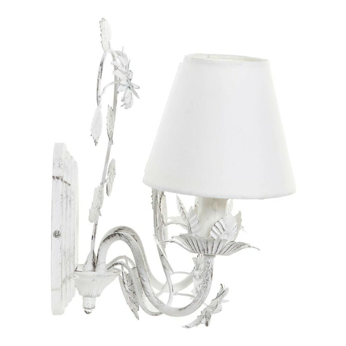 Ceiling Light DKD Home Decor White Polyester Metal 220 V 25W (38 x 22 x 31 cm)