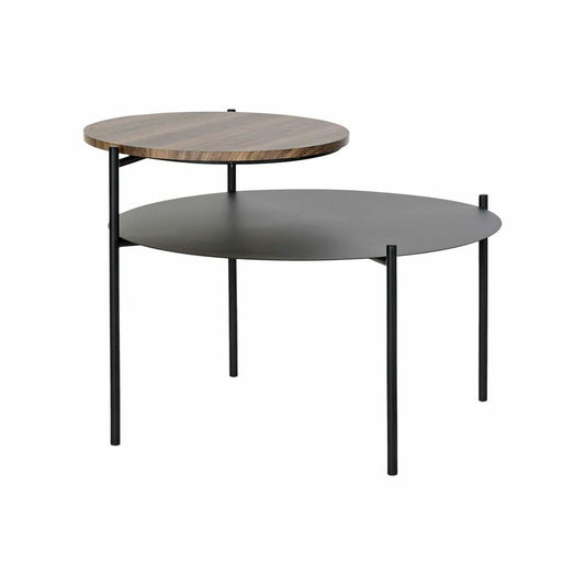 Side table DKD Home Decor Brown Black Wood Metal (70.5 x 66.5 x 50 cm)