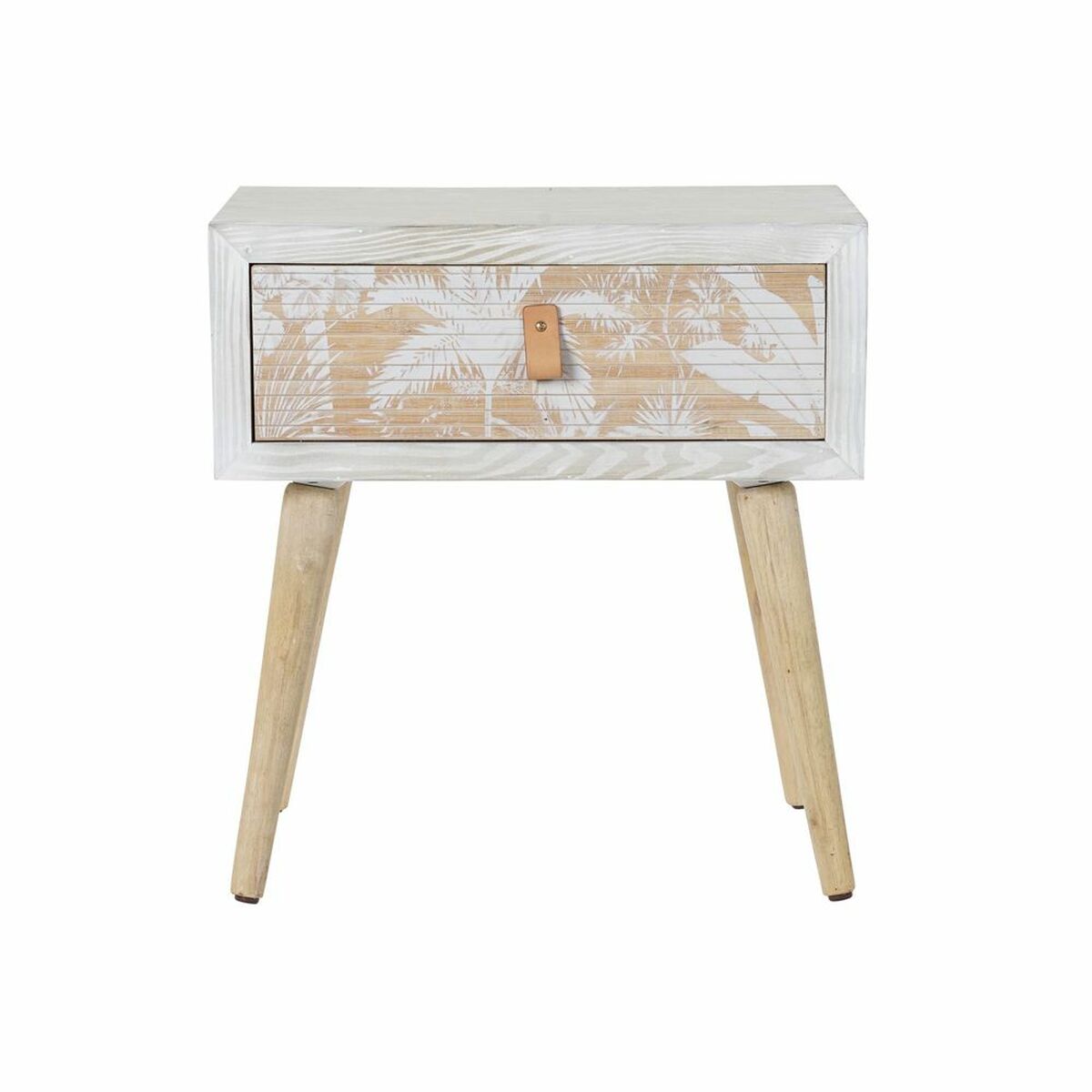 Nightstand DKD Home Decor Wood Bamboo (48 x 35 x 51 cm)