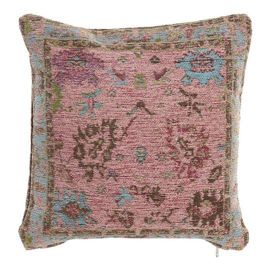 Cushion DKD Home Decor 8424001832422 Lilac Polyester Cotton Mint Aluminium Green Light Pink Arab (45 x 12 x 45 cm)