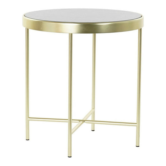 Side table DKD Home Decor Crystal Steel (42 x 42 x 46 cm)