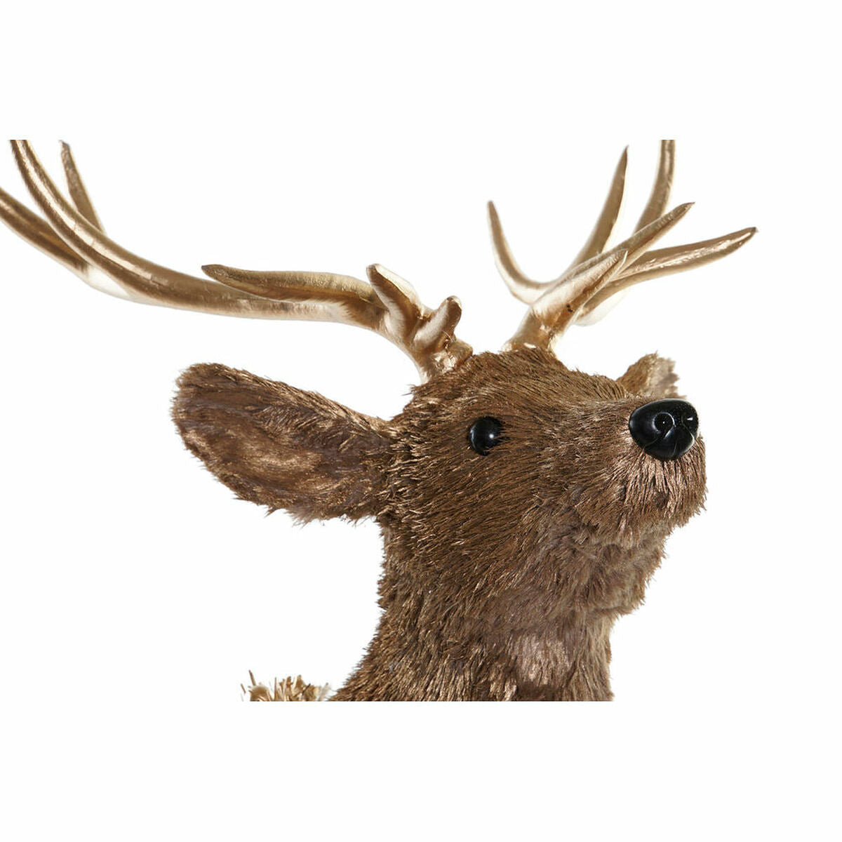 Christmas bauble DKD Home Decor Foam Golden Brown Deer (56 x 34 x 63 cm)