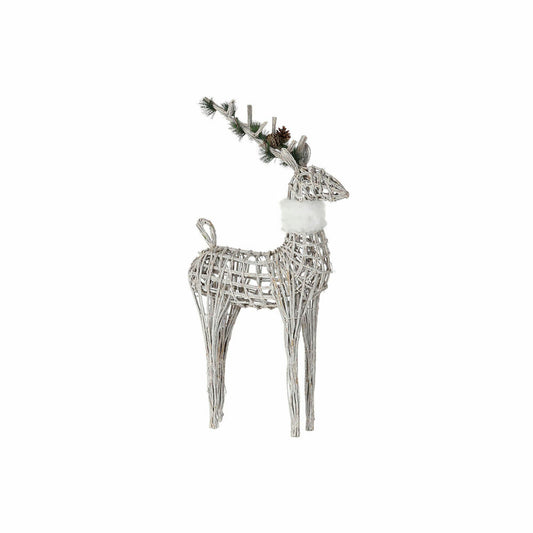 Christmas bauble DKD Home Decor Reindeer wicker (53 x 19 x 90 cm)