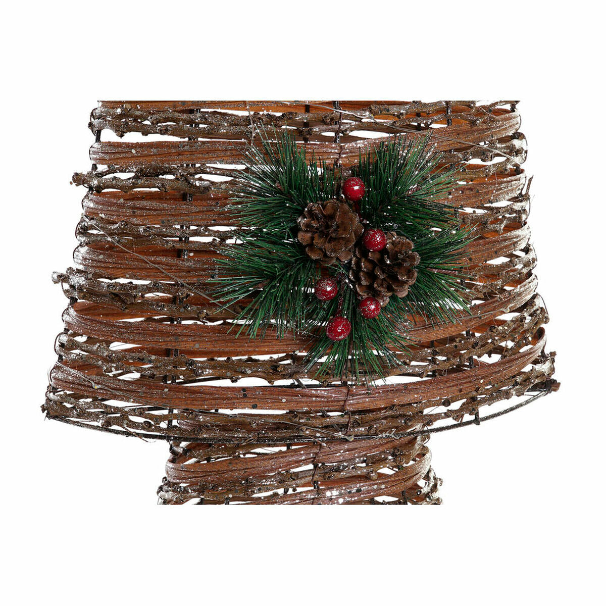 Christmas Tree DKD Home Decor Rattan LED (32 x 18 x 100 cm)