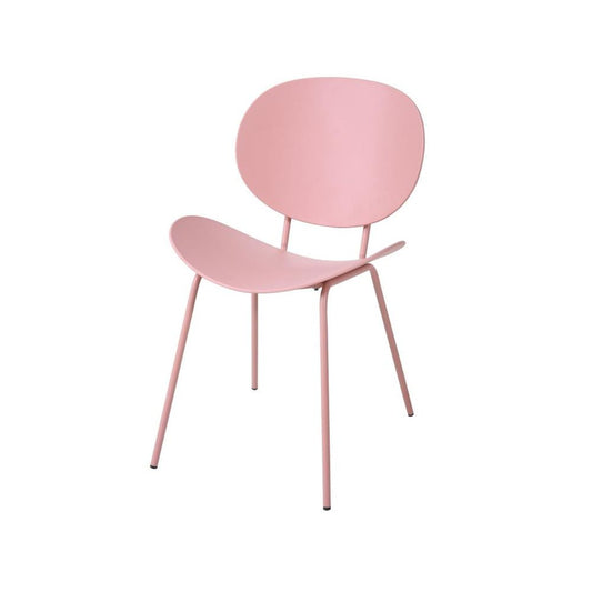 Chair DKD Home Decor Pink Metal Polypropylene (PP) (50 x 55 x 79.5 cm)