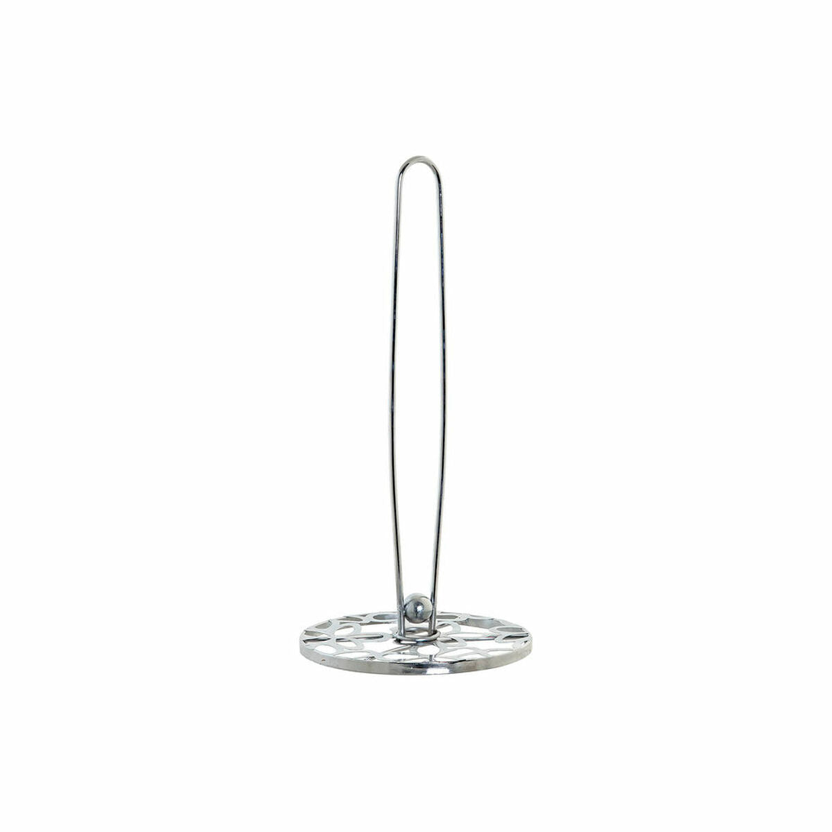 Kitchen Paper Holder DKD Home Decor Silver Metal (14 x 14 x 29 cm)