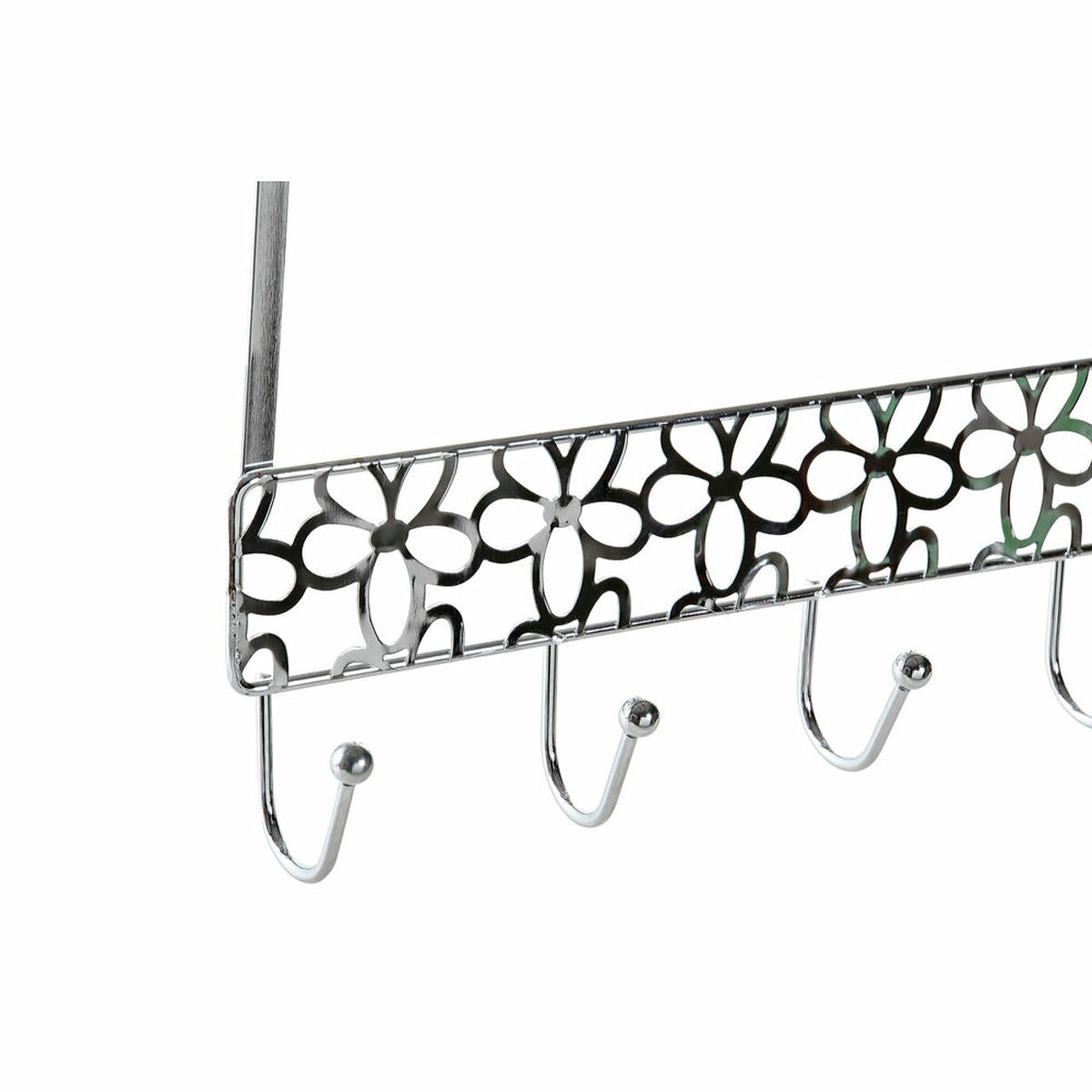 Door Coat Rack DKD Home Decor Silver Metal (32 x 10 x 19 cm)