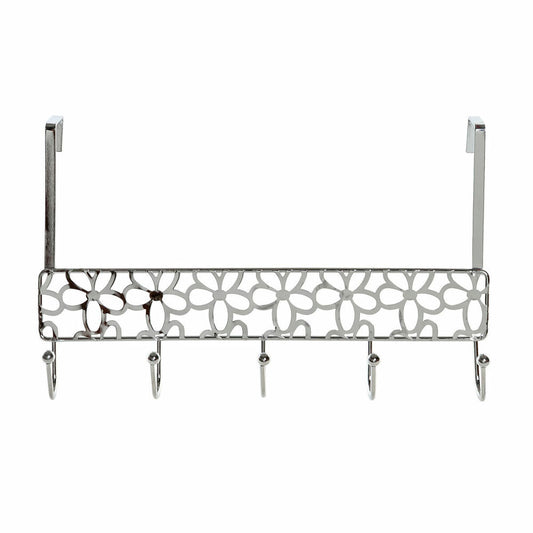 Door Coat Rack DKD Home Decor Silver Metal (32 x 10 x 19 cm)