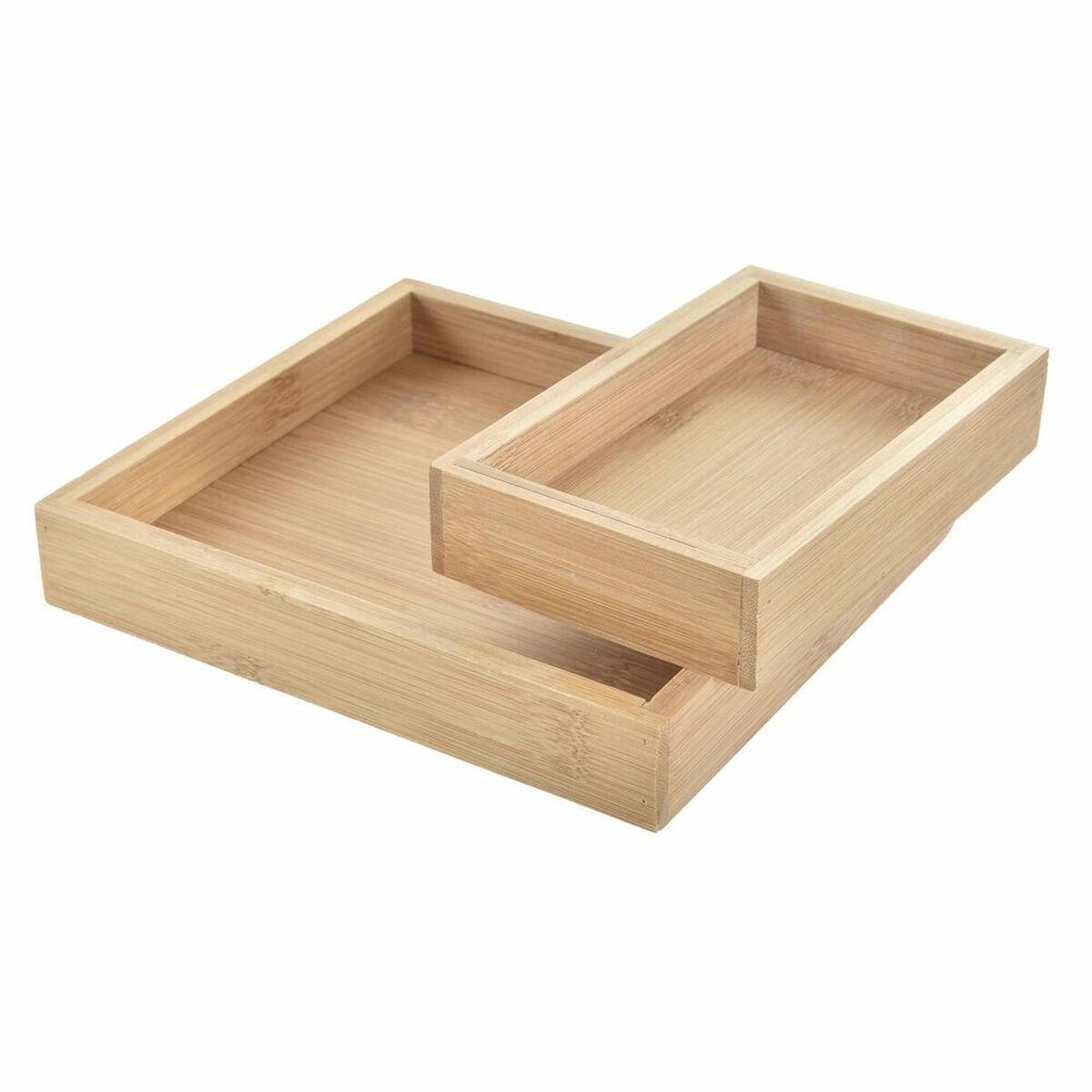 Bath Set DKD Home Decor Bamboo (17.8 x 16.3 x 3 cm) (3 pcs)