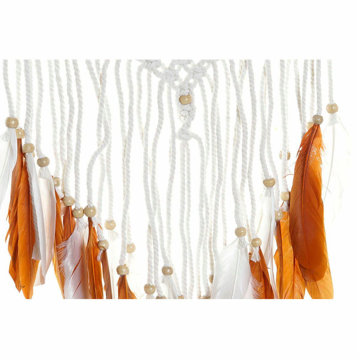 Dream Catcher DKD Home Decor Cotton Rattan (2 pcs) (42 x 2 x 97 cm)