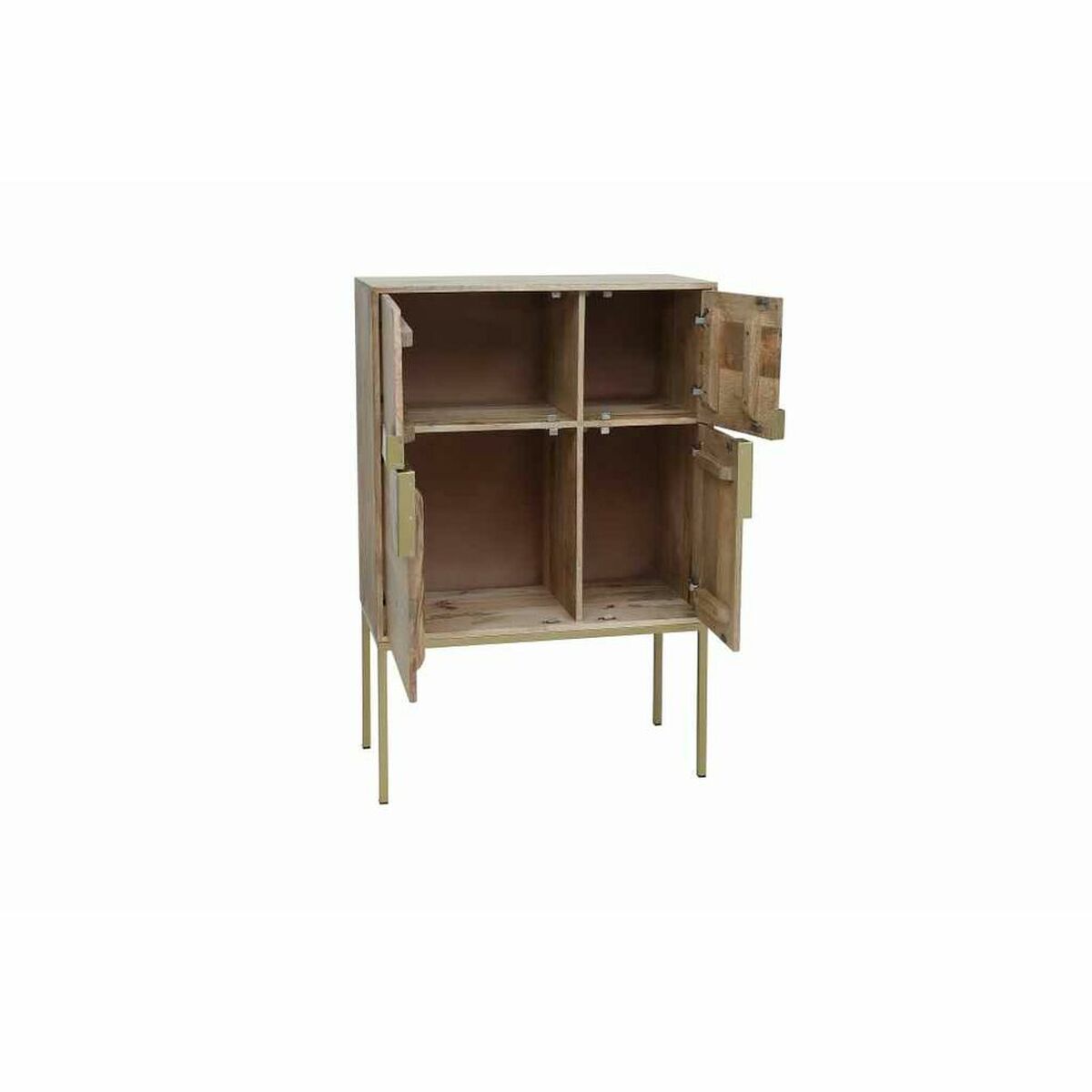 Sideboard DKD Home Decor Metal Wood MDF Wood (80 x 38 x 118 cm)