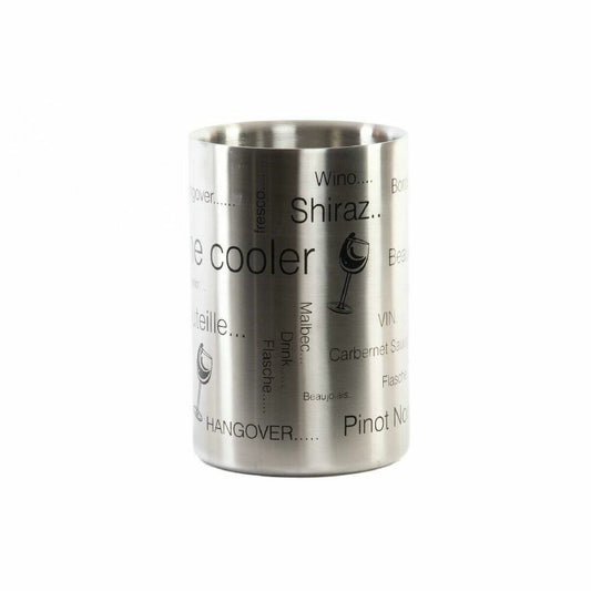 Bottle Cooler DKD Home Decor Stainless steel (12 x 12 x 18 cm)