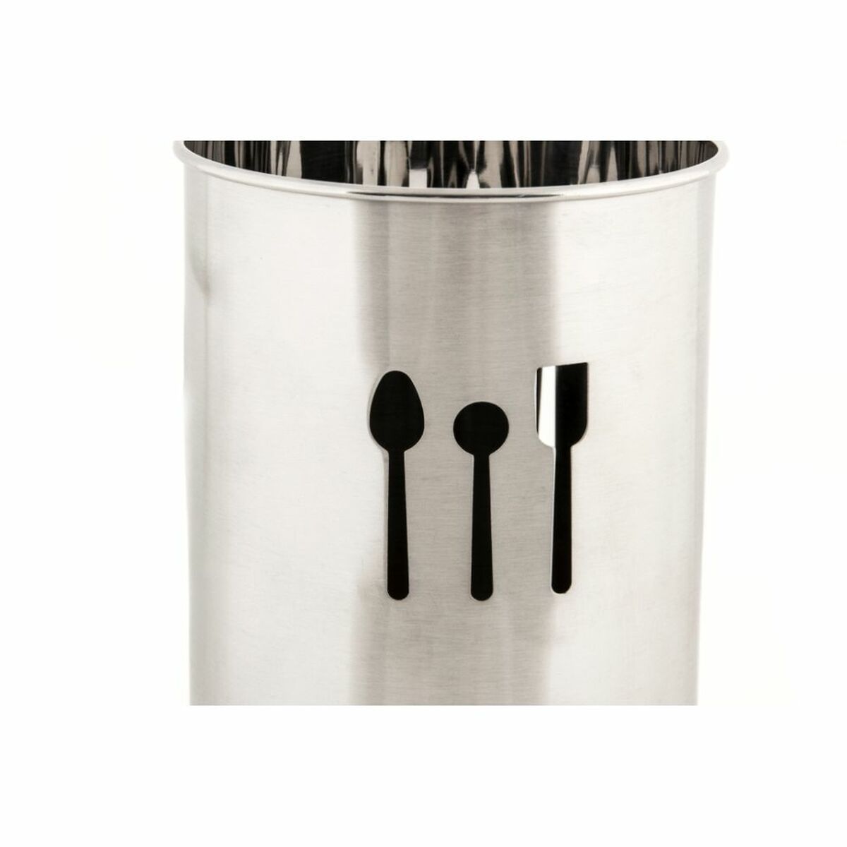 Cutlery Organiser DKD Home Decor Stainless steel (10 x 10 x 18 cm)