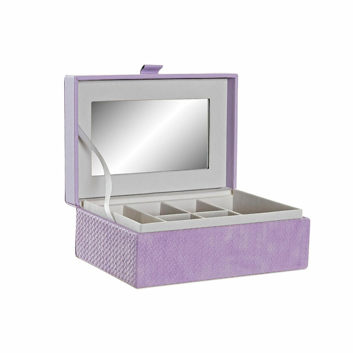 Jewelry box DKD Home Decor Polyurethane Romantic Mirror (18 x 12 x 7 cm)