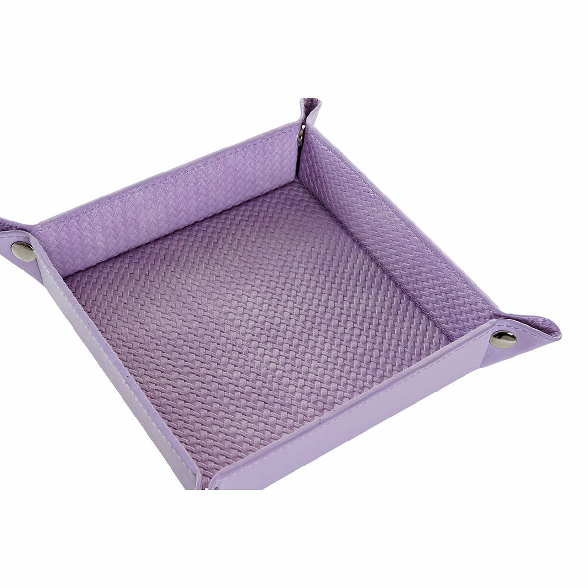 Valet Tray DKD Home Decor Lilac Polyurethane (20 x 20 x 4 cm)