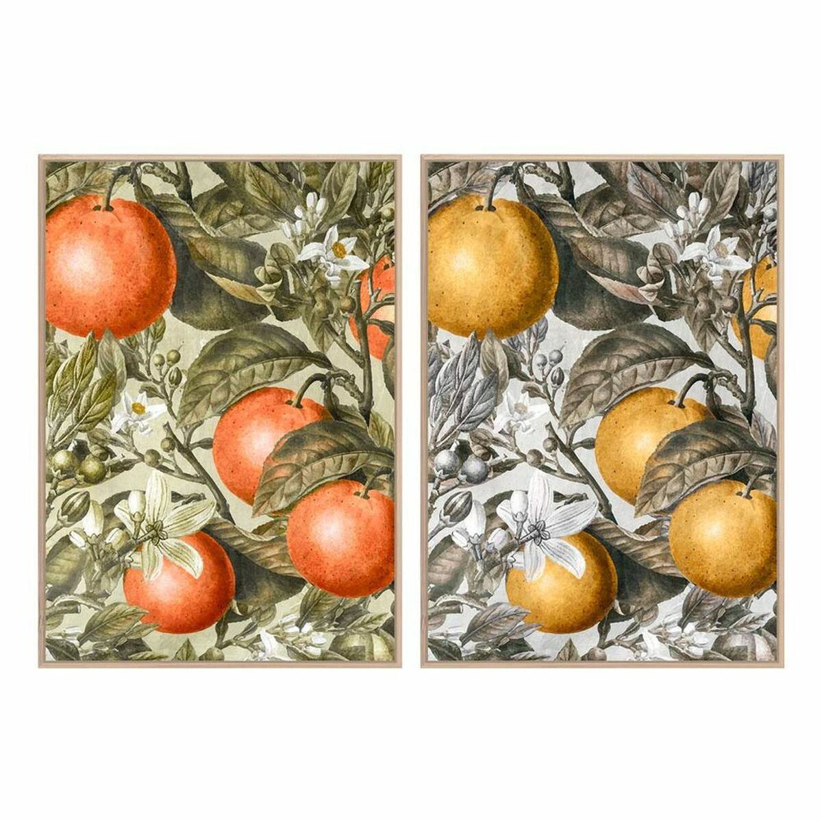 Painting DKD Home Decor Fruit (53 x 4,5 x 73 cm) (2 Units)