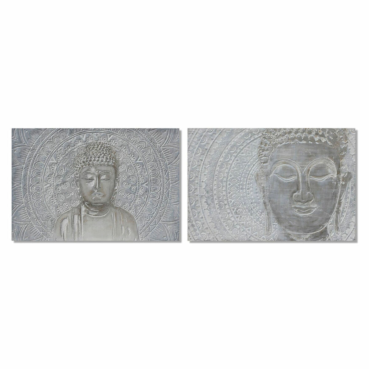 Painting DKD Home Decor Buddha Oriental (120 x 2,8 x 80 cm) (2 Units)