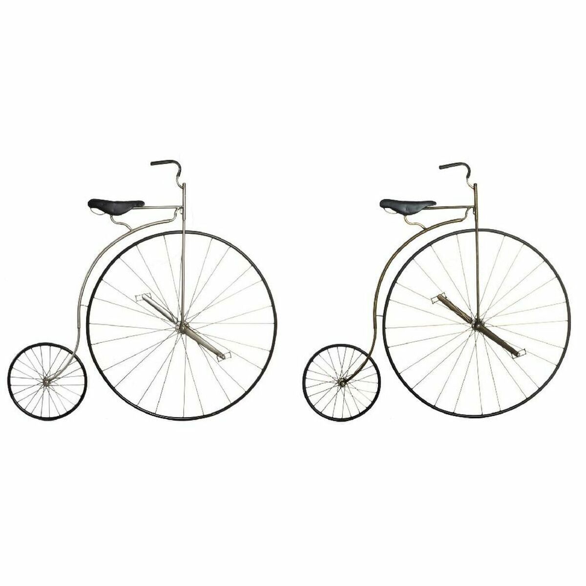 Wall Decoration DKD Home Decor Metal Bicycle (2 pcs) (100 x 95 x 4.5 cm)