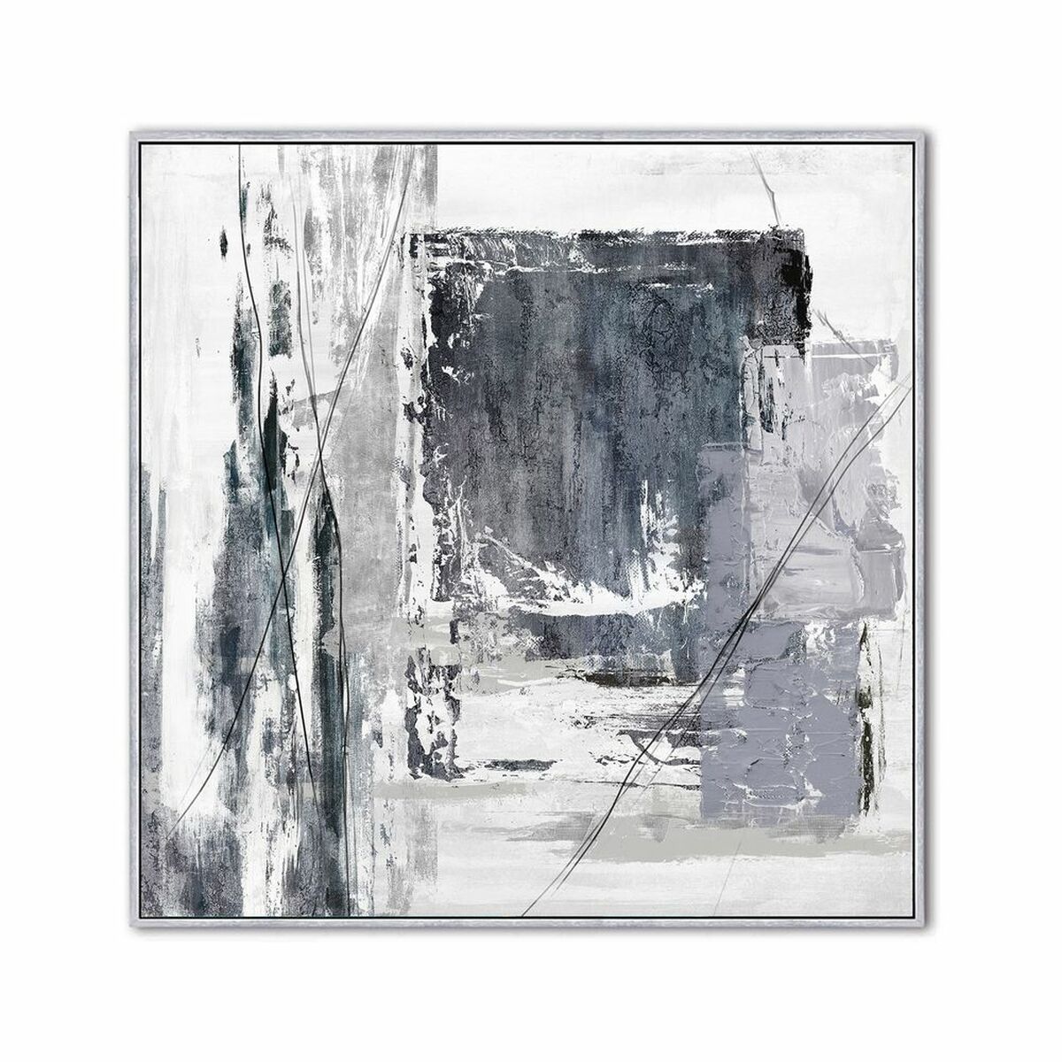 Painting DKD Home Decor Abstract Modern (80 x 3 x 80 cm) (2 Units)