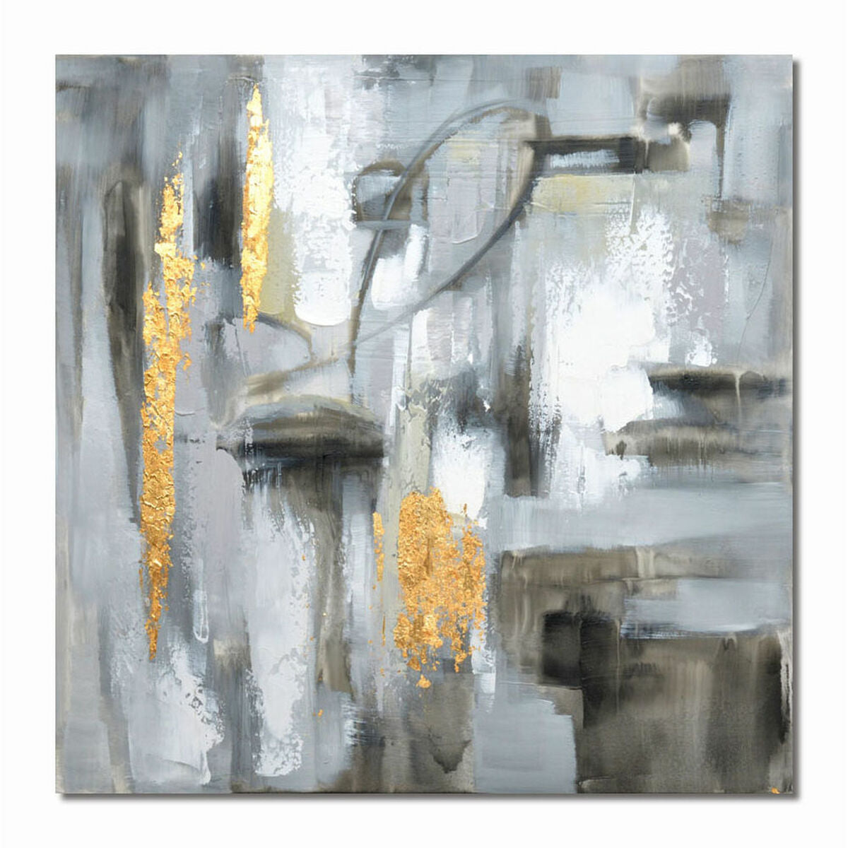 Painting DKD Home Decor S3018266 Abstract (80 x 3 x 80 cm) (2 Units)