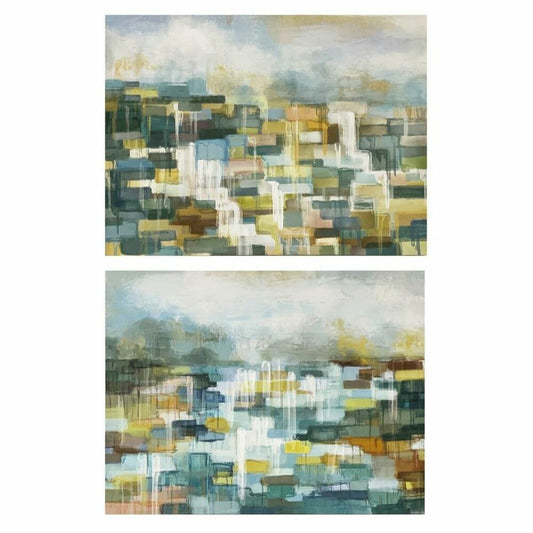 Painting DKD Home Decor Abstract Modern (120 x 3 x 90 cm) (2 Units)