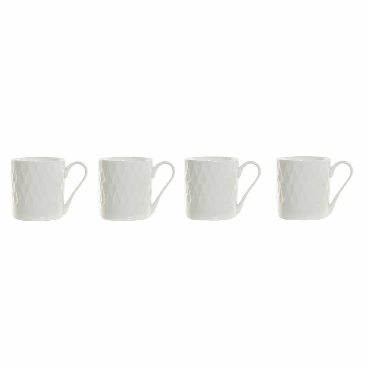 Set of Mugs DKD Home Decor (350 ml) (4 pcs)