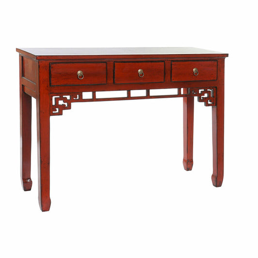 Console DKD Home Decor Red Metal Elm wood (113 x 38 x 83 cm)