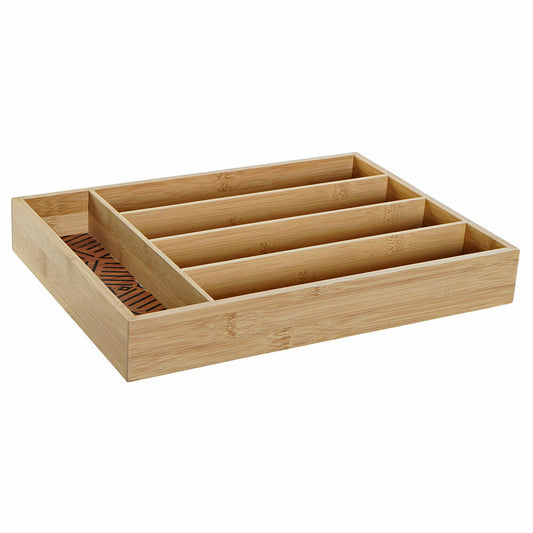 Multi-purpose basket DKD Home Decor Bamboo (25.5 x 35.5 x 5 cm)