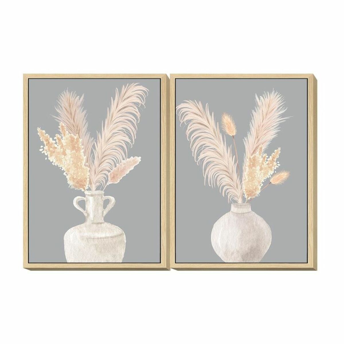 Painting DKD Home Decor Vase (50 x 4 x 70 cm) (2 Units)