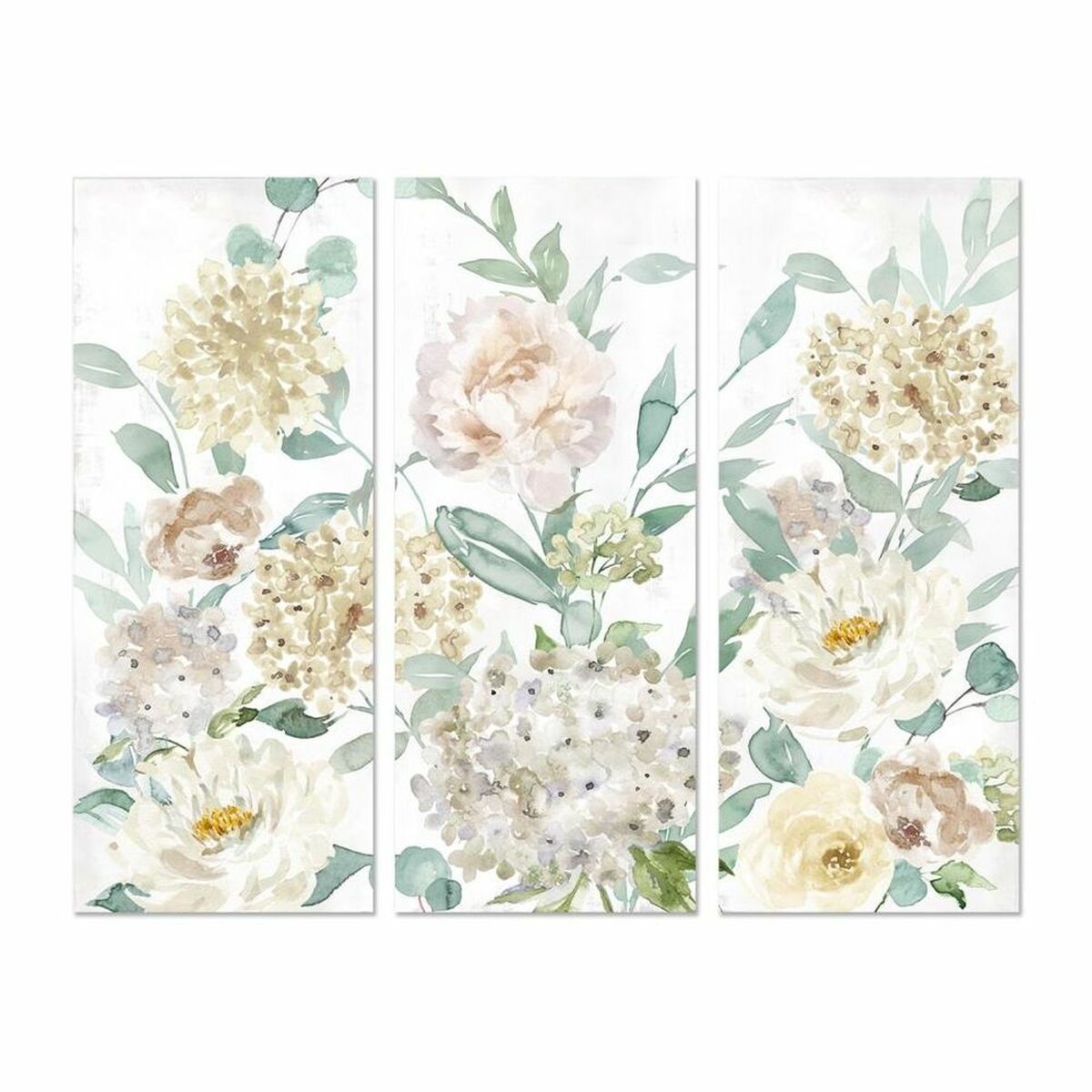 Painting DKD Home Decor Flowers (55 x 3 x 135 cm)