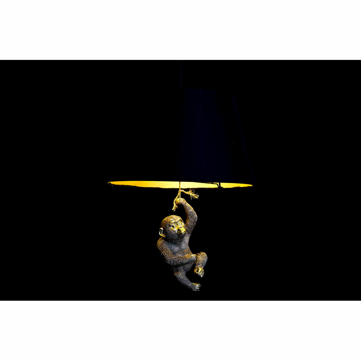 Ceiling Light DKD Home Decor Golden Resin 220 V 50 W Monkey (35.5 x 35.5 x 51 cm) (2 pcs)