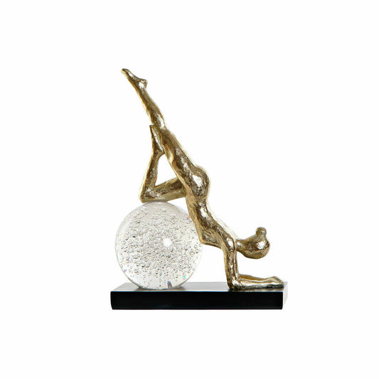 Decorative Figure DKD Home Decor Crystal Resin Yoga (23 x 12 x 32 cm)