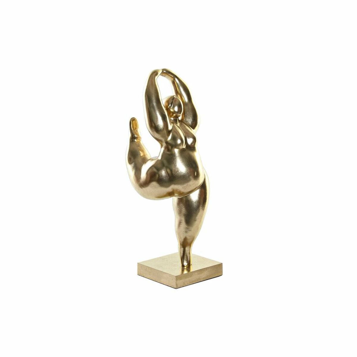 Decorative Figure DKD Home Decor Golden Resin (22 x 18 x 50.5 cm)