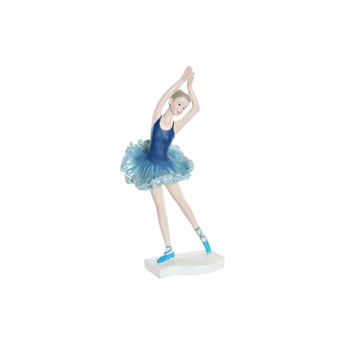 Decorative Figure DKD Home Decor Blue Resin (11 x 6 x 23 cm)