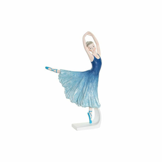 Decorative Figure DKD Home Decor Blue Resin (13 x 6 x 22.5 cm)