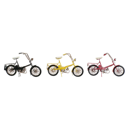 Decorative Figure DKD Home Decor Vintage Bicycle (3 pcs) (27 x 12 x 18 cm)