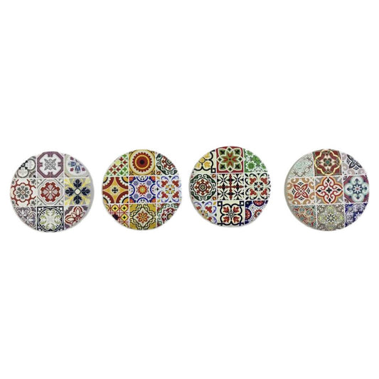Coasters DKD Home Decor Green Cork Dolomite (4 Pieces)