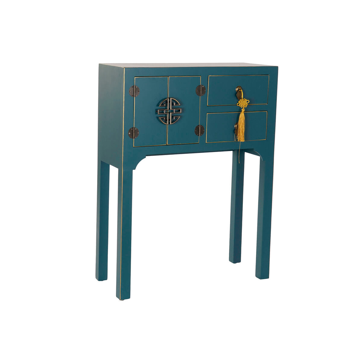 Console DKD Home Decor Fir Blue MDF Wood (63 x 26 x 83 cm)