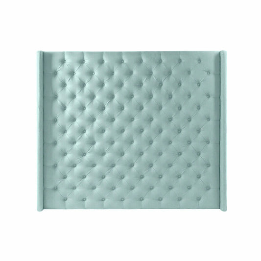 Headboard DKD Home Decor Blue Polyester MDF Wood