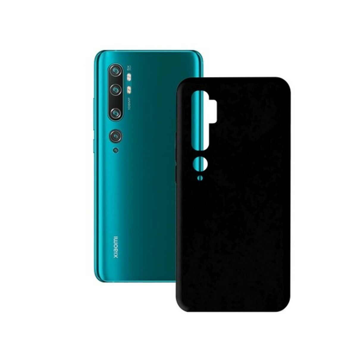 Mobile cover Xiaomi Mi Note 10/Note 10 Pro KSIX Soft Cover TPU Black