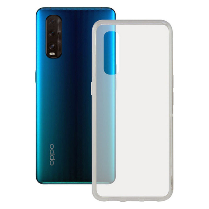 Mobile cover Oppo Find X2 KSIX Flex TPU Transparent