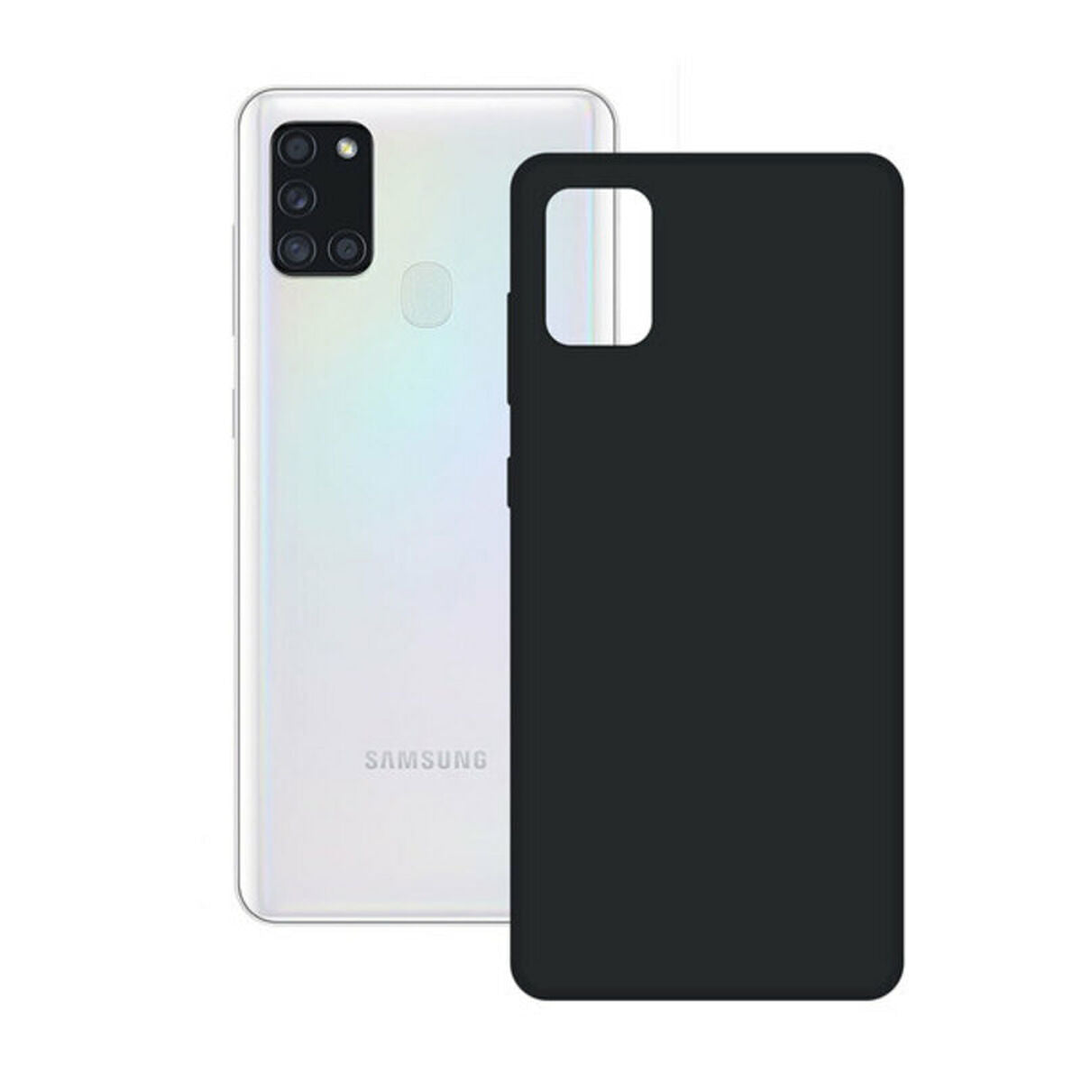 Case SAMSUNG GALAXY A21S KSIX Black Rigid