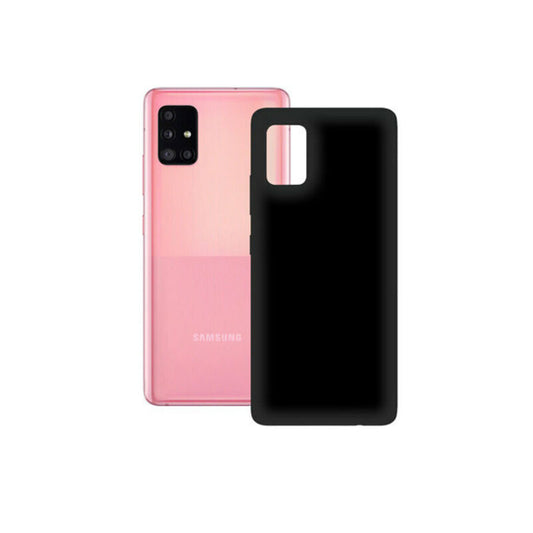 Mobile cover Samsung Galaxy A51 5G KSIX Silk TPU Black