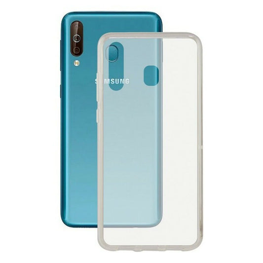 Mobile cover Samsung Galaxy A40s KSIX Flex TPU Transparent